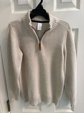 Carter's boys  Beige Quarter-Zip Sweater